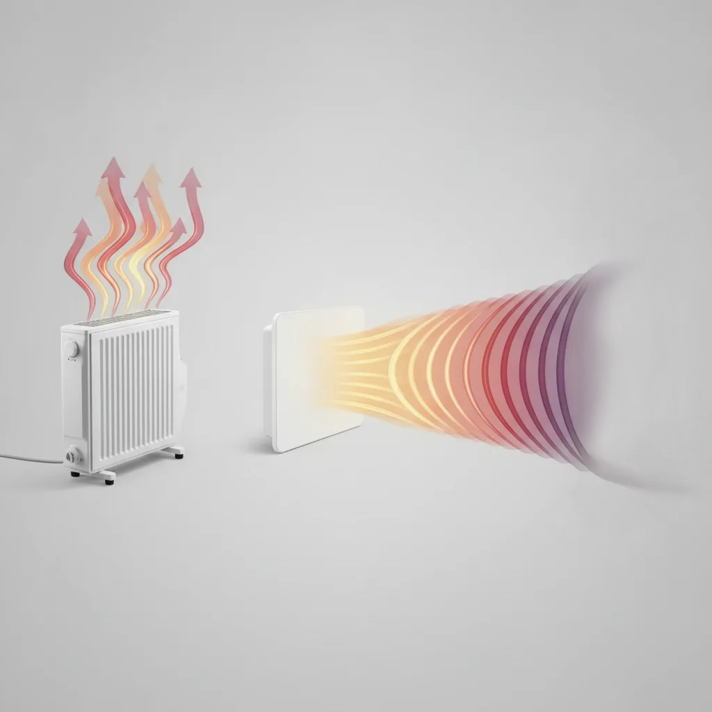 différence convecteur radiateur rayonnant